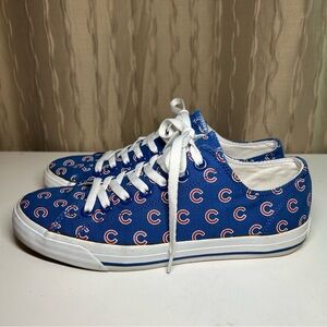 Chicago Cubs Row One Canvas Sneakers Unisex Men's 7.5 Women's 9 Wrigley
